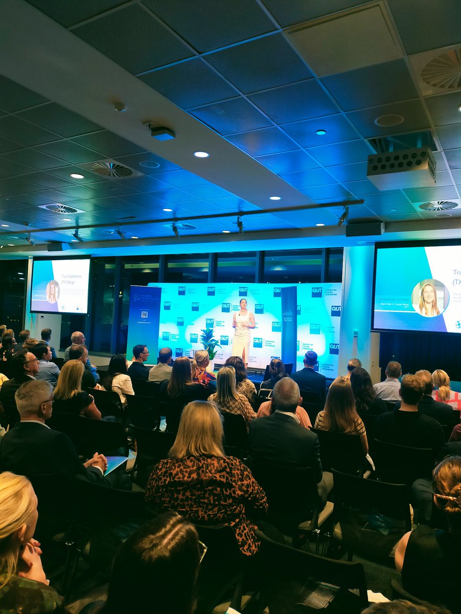 #Trust Design is not just achievable, it's imperative for business longevity and profitabilility, Dr Nadine Ostern #Trustexperienceevent