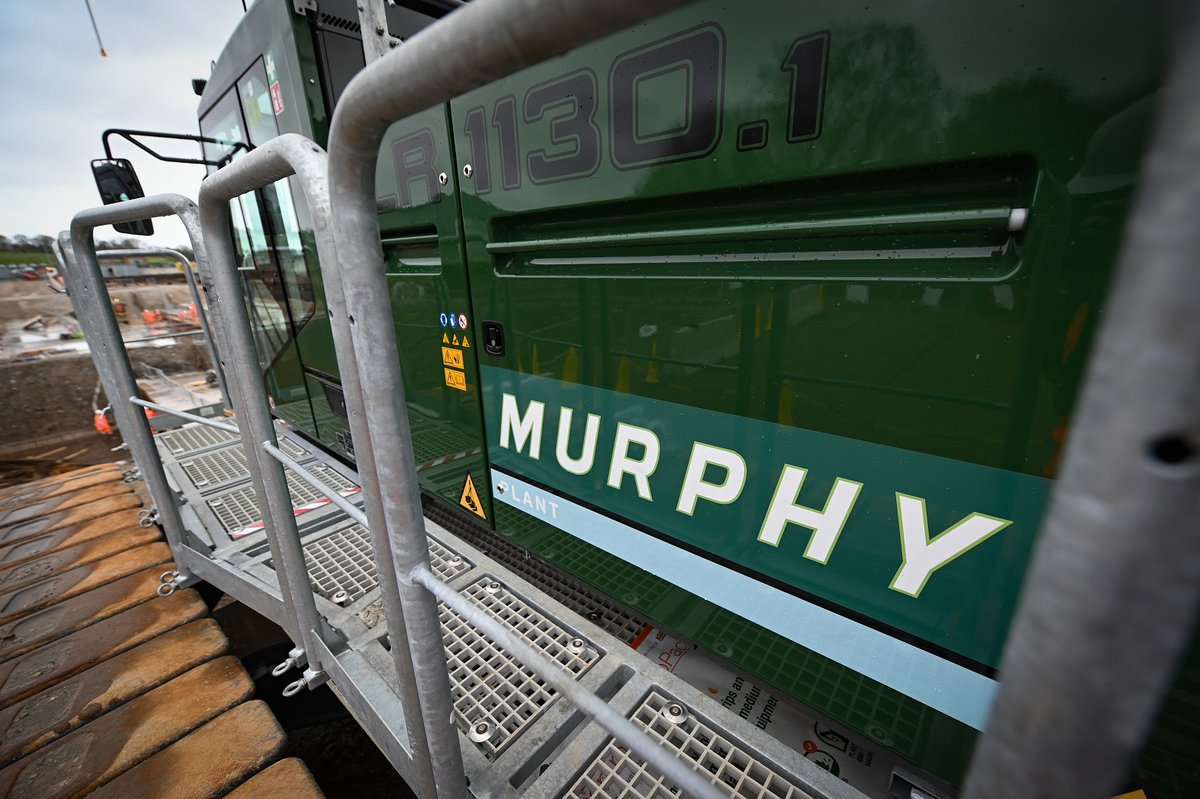 MurphyGroup1951's tweet photo. Who doesn’t like a shiny new piece of plant? We've taken delivery of another @Liebherr LR1130 for our Oswestry Water Treatment works, so enjoy these shiny photos as it won’t stay that way for long! #OneMurphy #MoretoMurphy #MurpyPlant #ContinuallyImprove #liebherr #lr1130 https://t.co/1L9LJf0Jwr