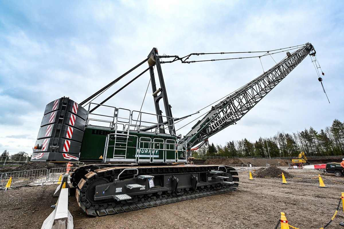 MurphyGroup1951's tweet photo. Who doesn’t like a shiny new piece of plant? We've taken delivery of another @Liebherr LR1130 for our Oswestry Water Treatment works, so enjoy these shiny photos as it won’t stay that way for long! #OneMurphy #MoretoMurphy #MurpyPlant #ContinuallyImprove #liebherr #lr1130 https://t.co/1L9LJf0Jwr