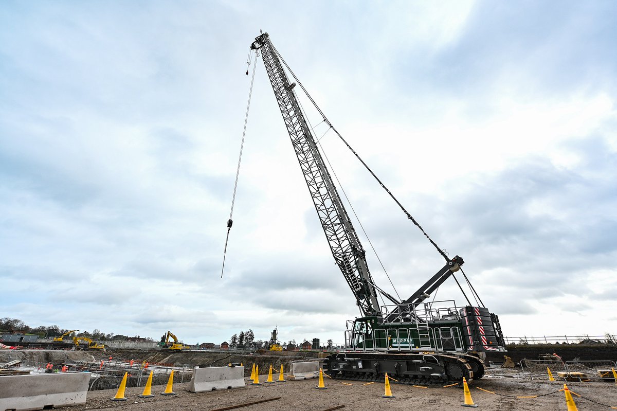 MurphyGroup1951's tweet photo. Who doesn’t like a shiny new piece of plant? We've taken delivery of another @Liebherr LR1130 for our Oswestry Water Treatment works, so enjoy these shiny photos as it won’t stay that way for long! #OneMurphy #MoretoMurphy #MurpyPlant #ContinuallyImprove #liebherr #lr1130 https://t.co/1L9LJf0Jwr