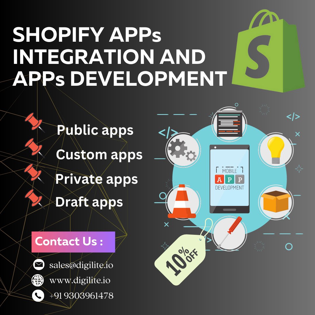 digiliteindia's tweet photo. Shopify apps can be incredibly helpful in making your online store more effective and user-friendly.
Contact us  : +91 9303961478       or     sales@digilite.io

. 
. 
#shopifyexperts #shopifyapps #appdevelopment #shopifystore #shopifyplus #shopifydeveloper #shopifypartners https://t.co/brYRlzeyHQ