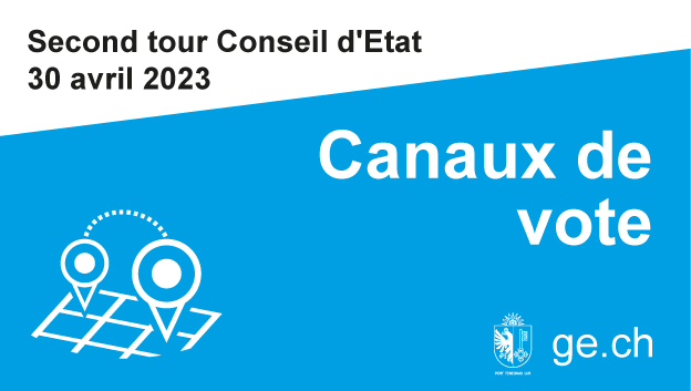 #30Avril #GE2023 #GEVote: Les possibilités pour voter:
- par correspondance, jusqu'au jeudi 27.04, 17h;
- directement dans la boîte aux lettres du service des votations   (bit.ly/3uSCGst) jusqu'au samedi 29.04, 12h;
- à votre local de vote, dimanche 30.04 de 10h à 12h.