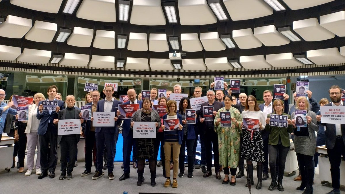 Trade union activities are not extremism! One year ago, mass repression of democratic trade unions took place in Belarus. Dozens of leaders and activists were arrested and imprisoned. We demand the release of trade unionists in Belarus! #BelarusSolidarityCampaign