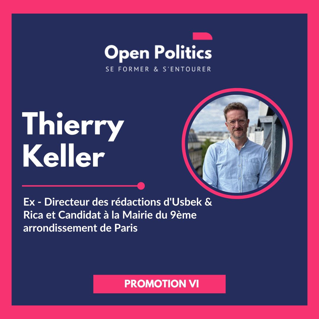 [Promotion 6 - Retour sur les intervenants]
▶️ <a href="/KellerThierry/">Thierry Keller</a> sur l’engagement en #politique