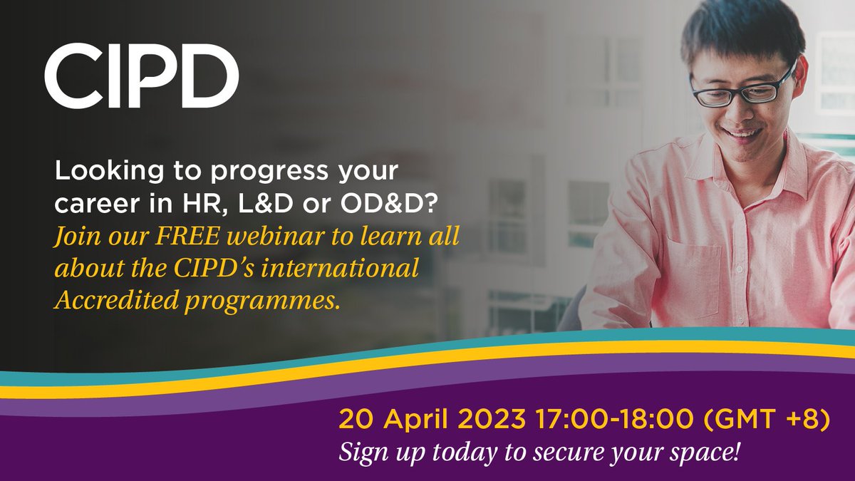 CIPDAsia's tweet photo. Last call 📢 Don't forget to register your seat for our CIPD Accredited Programmes (AP) #webinar tomorrow and find out how you can boost your #career with our #international APs.

Register here > https://t.co/shIHQq15pj https://t.co/DvGStvZeH5