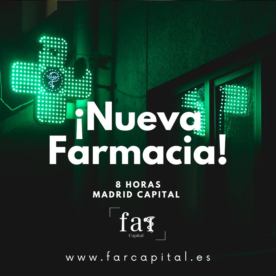 capital_far's tweet photo. 🟢¿Estás buscando una #farmacia⚕️en #MadridCapital con #LicenciaParaTraslado?
Farmacia 8H en venta por jubilación, cuenta con un local en alquiler y sin empleados.
#FARCapital
Si quieres más información,
¡contáctanos ahora! 📞👇👀
https://t.co/eO0uG3dtTG https://t.co/8w9fVAfXh6