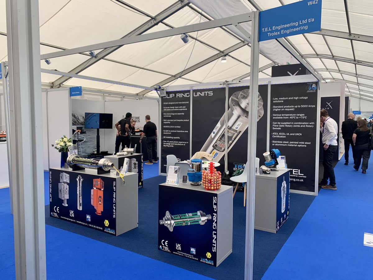 TrolexEng's tweet photo. If you’re visiting @OceanBusiness today, pop by Stand W42 where Chris and Laura can show you some of our product range and are on hand to answer any questions you have. https://t.co/zZEeIs0kVr