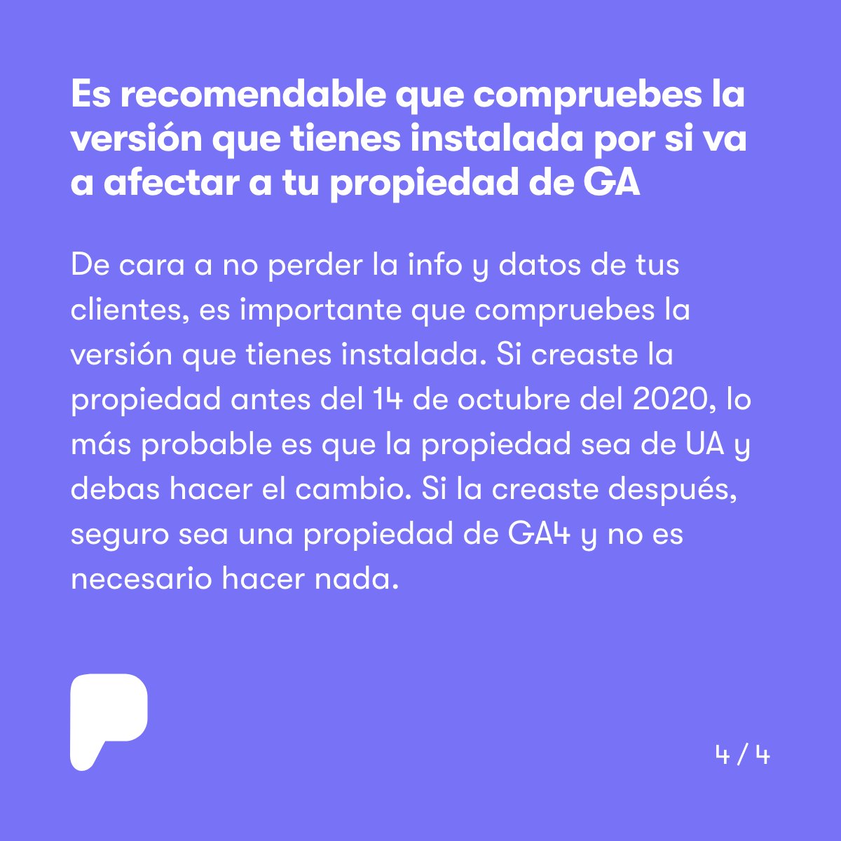 🔍📊💻📲 ¿Los datos de tu web siguen aún con la versión de Universal Analytics? Uy, uy, uy... vas demasiado tarde con tus analíticas SEO en Google Analytics, pero aún estás a tiempo #GA4 bit.ly/3MUVFgv