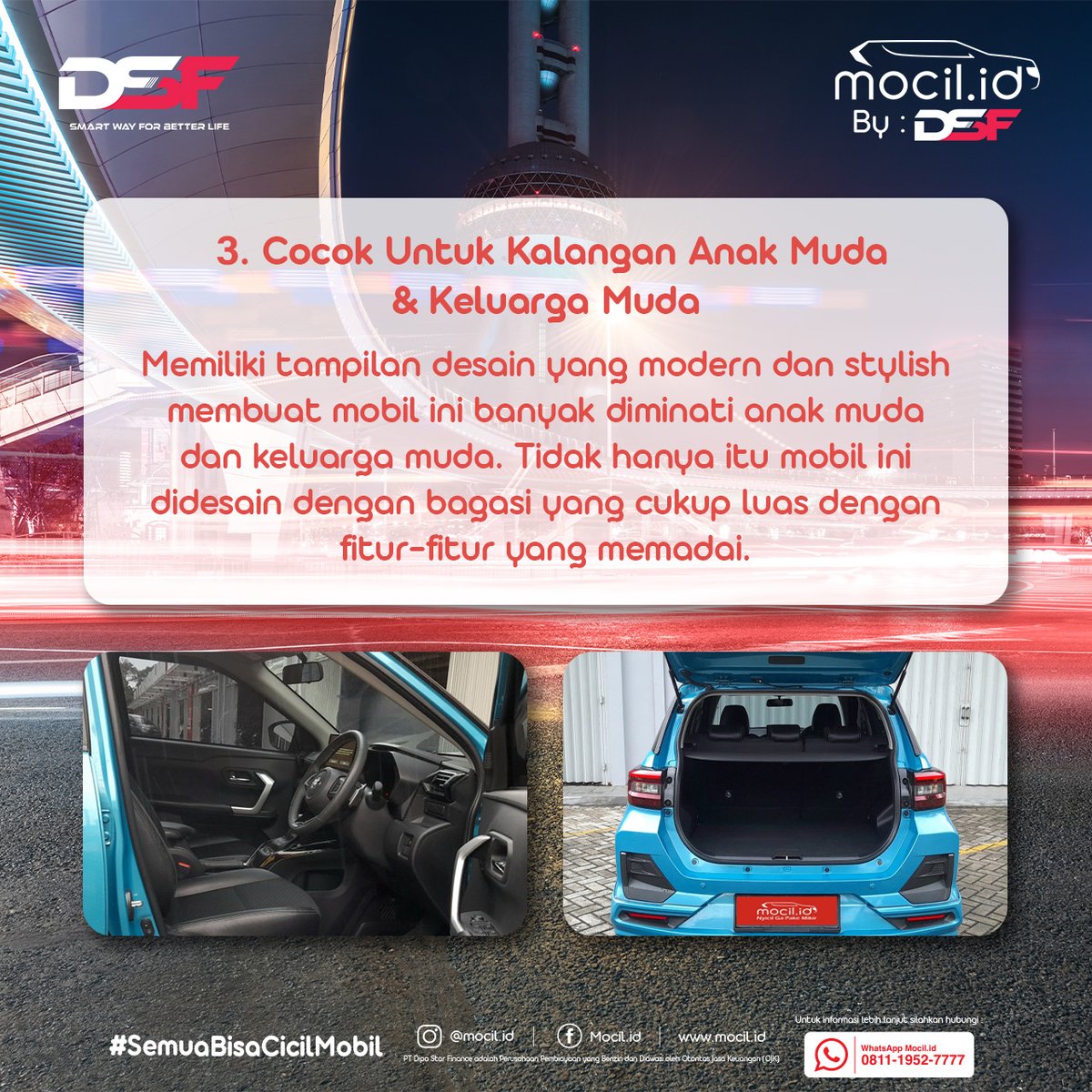 Mocil_Official's tweet photo. Yuk kita bahas apa sih keunggulan mobil Toyota Raize ini! https://t.co/NSSRZSM6bx