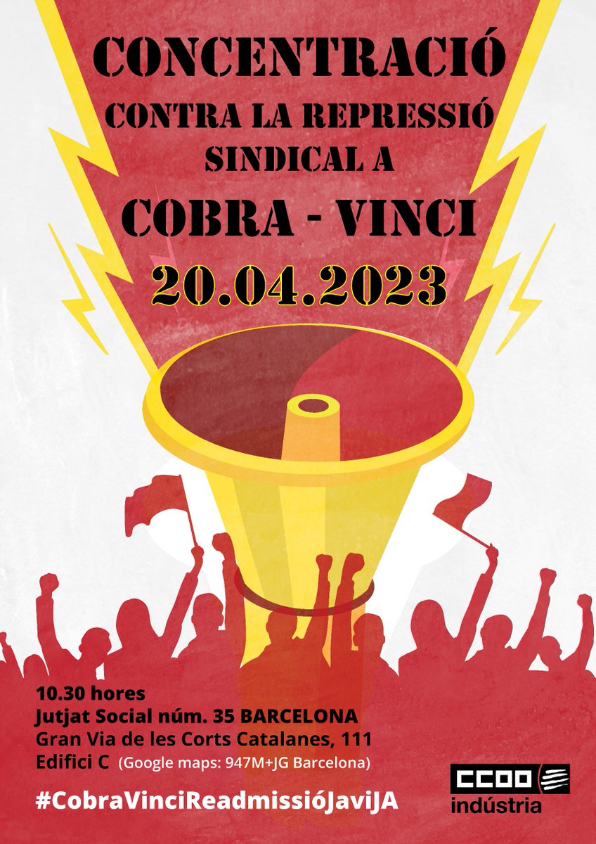CCOO Indústria Catalunya tweet media
