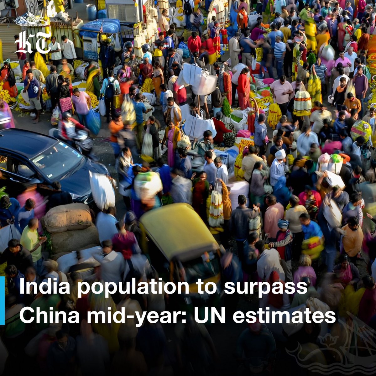 #India has surpassed #China to become the world's most populous nation with 1.4286 bn people, shows UN data.

#population #IndianPopulation