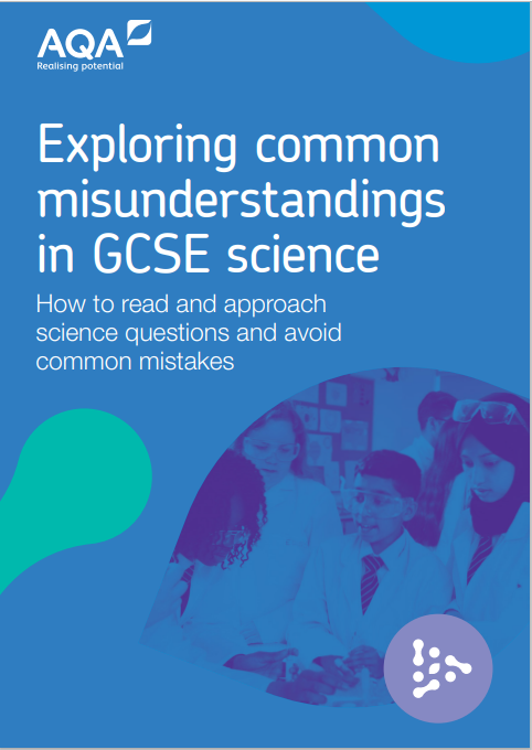 Help prepare your GCSE students for the exams with confidence. The curriculum team has designed this useful booklet for you to use with your students to explore and highlight common misunderstandings in science assessments.

Access the resource here > bit.ly/41lLxSC