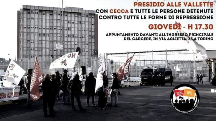 mimmoef's tweet photo. Sarò assente ma vi segnalo
#PRESIDIO SOTTO IL CARCERE
CON #CECCA E TUTTE LE PERSONE #DETENUTE CONTRO TUTTE LE FORME DI REPRESSIONE
#GIOVEDÌ20APRILE2023
H 17.30
APPUNTAMENTO DAVANTI ALL'INGRESSO PRINCIPALE
DEL CARCERE, IN
VIA AGLIETTA, 35 Torino
https://t.co/srwZIQEnsa https://t.co/zr4gFYXfUf