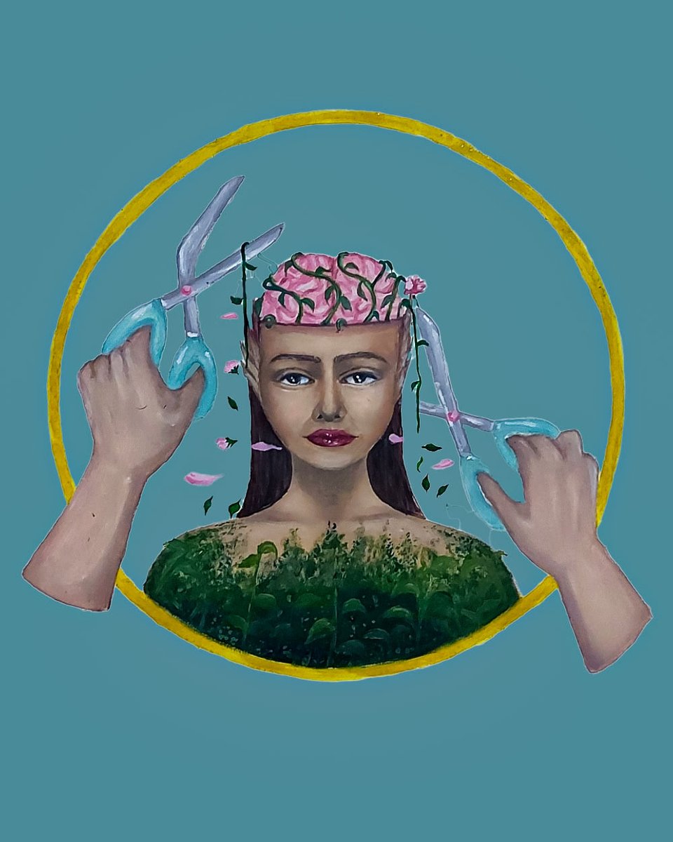 One of the piece of 'The Blue' collection named 'cut'...💙
▪︎Available in @objktcom 

Link:objkt.com/asset/KT1BJKM3…

#surreal #surrealpainting #art #Artists #NFT #nftart #xtz
