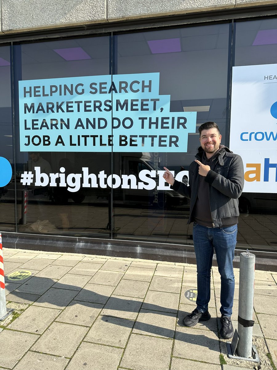 sergey_lesnikov's tweet photo. Here we go, let’s talk some SEO at #BrightonSEO @brightonseo https://t.co/KVZsvAZ7sO
