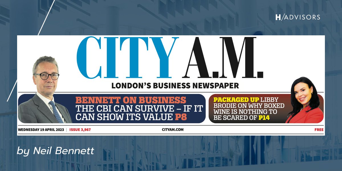H/Advisors (@h__advisors) on Twitter photo Insurance business is booming in Bermuda. <a href="/neilbenet/">neil bennett</a> writes this week for <a href="/CityAM/">City A.M.</a>, going further to say Britain could learn a thing or two.
Read his further thoughts on Rain Newton-Smith and the CBI, Elon Musk, and new show at <a href="/AlmeidaTheatre/">Almeida Theatre</a>: Patriots.
rb.gy/nmfvs Insurance business is booming in Bermuda. <a href="/neilbenet/">neil bennett</a> writes this week for <a href="/CityAM/">City A.M.</a>, going further to say Britain could learn a thing or two.
Read his further thoughts on Rain Newton-Smith and the CBI, Elon Musk, and new show at <a href="/AlmeidaTheatre/">Almeida Theatre</a>: Patriots.
rb.gy/nmfvs