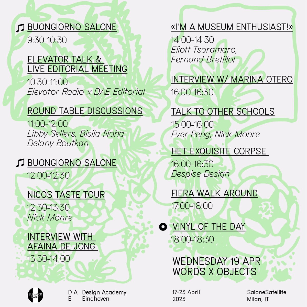 DAY 03 of "X" DAExElevatorRadio
Tune in and follow today's broadcast: elevatorradio.network