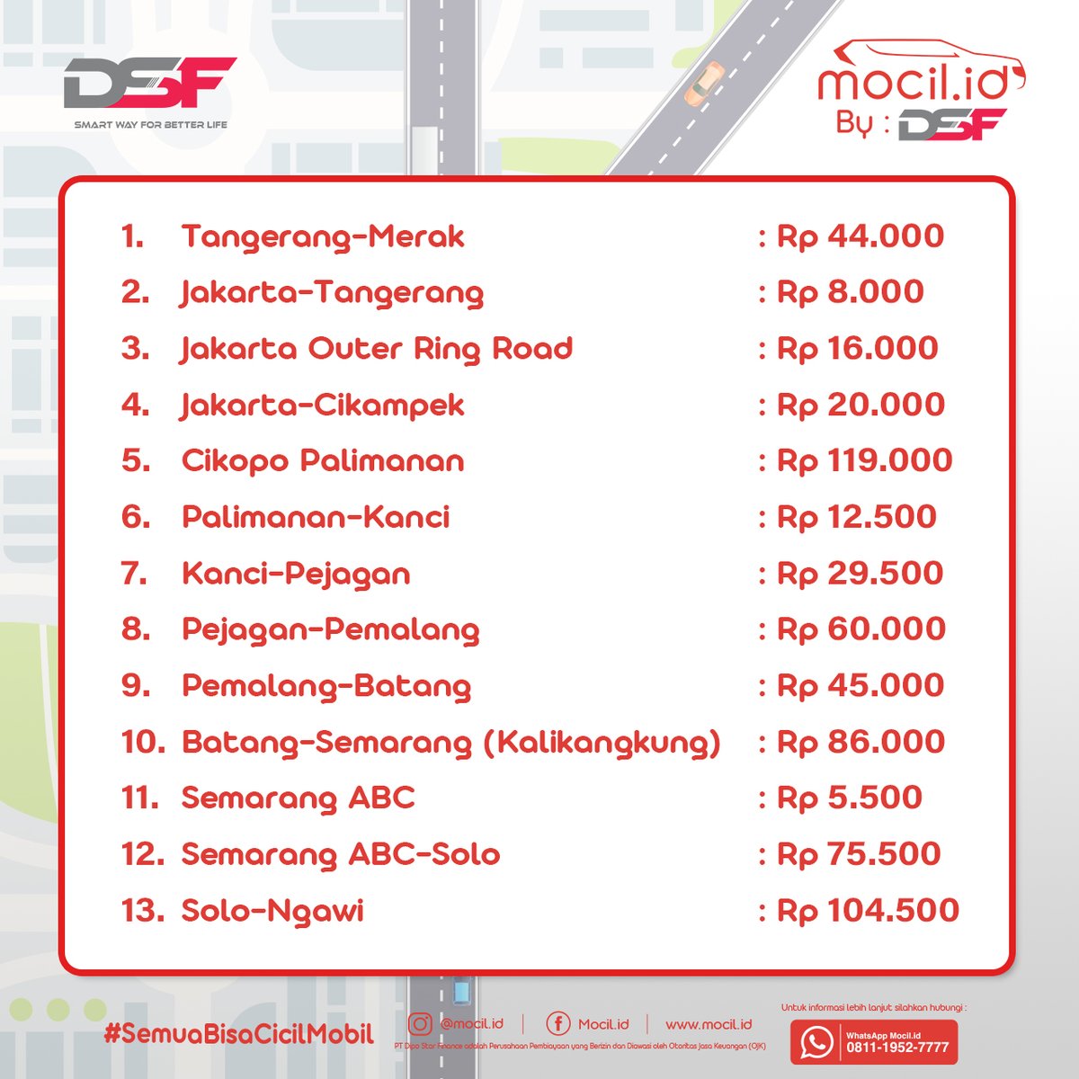 Mocil_Official's tweet photo. Mudik lebaran segera dimulai! Jangan lupa save postingan ini untuk mempermudah perjalanan mudik lebaranmu!

#SemuaBisaCicilMobil #NyicilGaPakeMikir #CicilanMurah #CicilDiMocil #MudikLebaran #MudikLebaran2023 #InfoTollMudik2023 #InfoToll2023 #TarifTollUntukMudikLebaran2023 https://t.co/ruQOoHBVX9