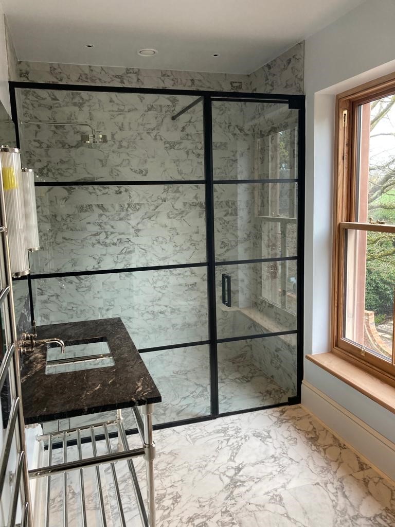 CheadleGlass's tweet photo. Just one of many shower screens completed on a large project in Cheshire, our customer requested a bespoke Deco Line screen and door system to create a beautiful shower enclosure.
#decoline #glass #cheadleglass #glassdesign #cheshirebuilders #northmanchester https://t.co/FGRTamDntk