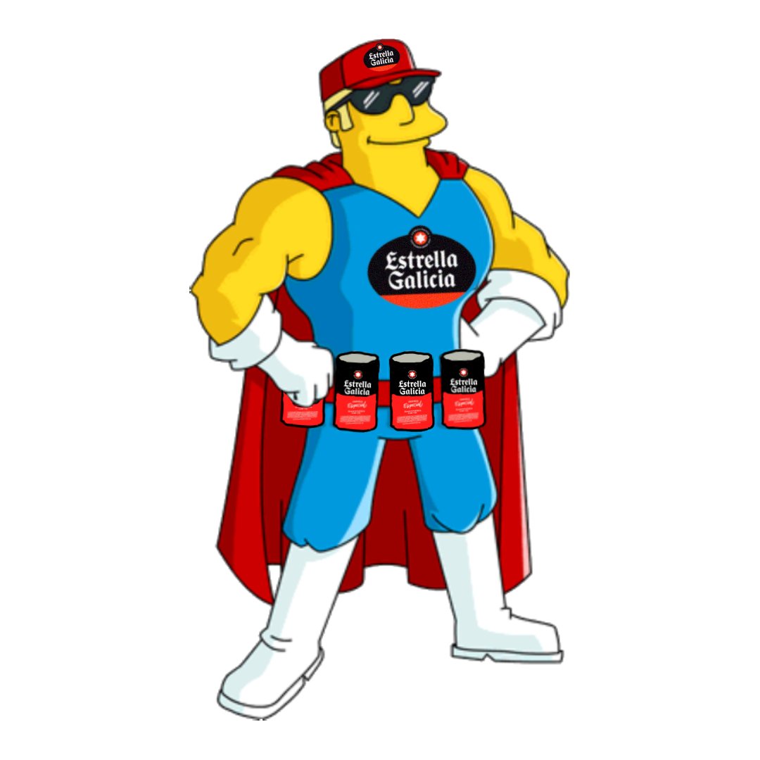 estrellagalicia's tweet photo. Hoy es el #DiaMundialDeLosSimpson y es un muy buen momento para recordar que ya predijeron la llegada del #NoPack
#SimpsonsDay https://t.co/uKYx2conuc