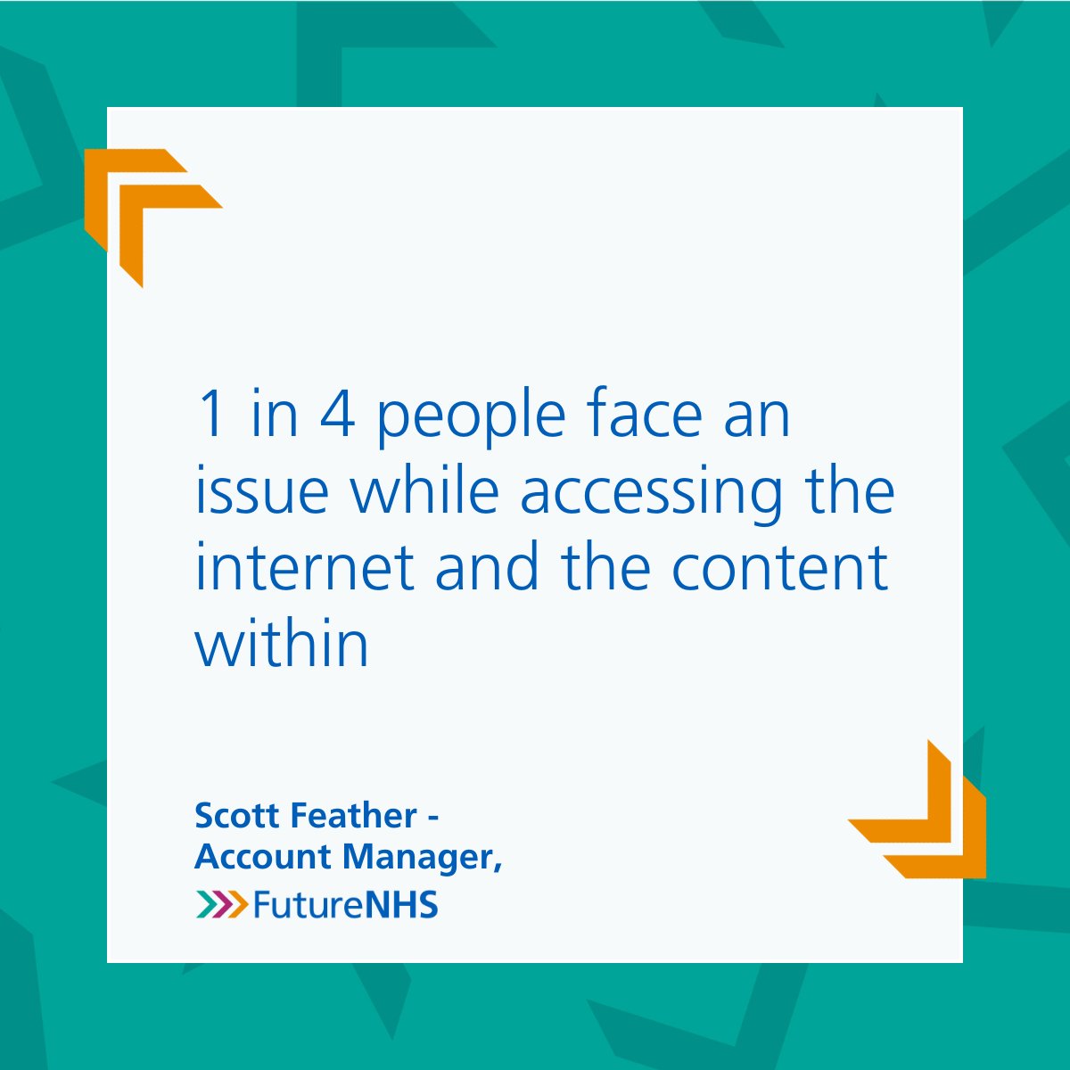 FutureNHS On Twitter 1 In 4 People Face Issues With Accessing The futurenhs-on-twitter-1-in-4-people-face-issues-with-accessing-the