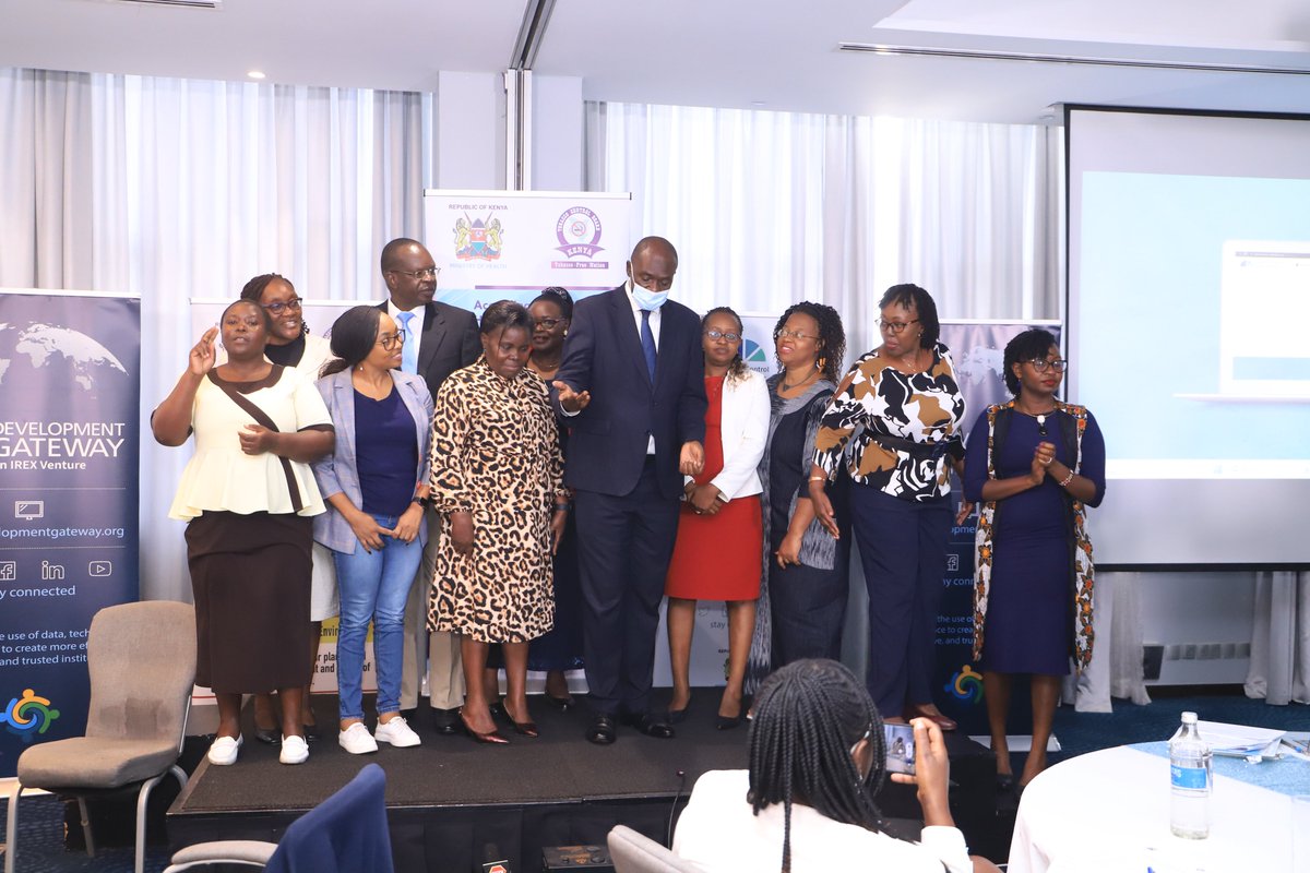 DGateway's tweet photo. Dr. Patrick Amoth, EBS @DrPatrickAmoth Ag. Director General @MoH officiated the launch of #Kenya Tobacco Control Data Initiative (#TCDI) Dashboard. Kenya is committed to protecting citizens from the harmful effects of tobacco farming, production, and consumption. https://t.co/p9stFI6Kyy