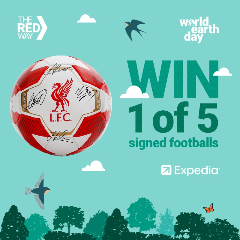 LFC's tweet photo. Play your part this #WorldEarthDay and together we can have a positive impact on the planet 👇