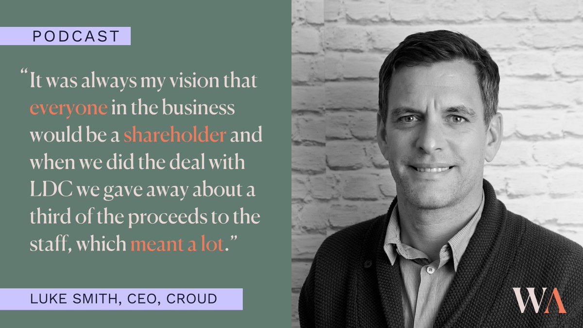 WP_Partners's tweet photo. In this new episode of #Waypointers we hear from Luke Smith, founder &amp; CEO of @CroudMarketing.
 
Tune in to hear about Croud’s origins, what it was like to secure PE investment and the structure and culture that set it apart from the competition. 

👉https://t.co/c499a1TE83 https://t.co/9hGgybfMVm