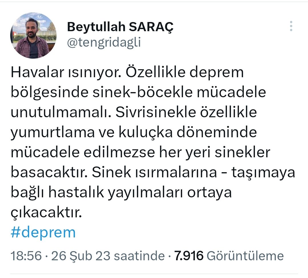 Yumurtlama döneminde kuluçka döneminde müdahele etmezseniz iş işten geçtikten sonra ilaçlama yapmak sadece iş yapıyor görünmekten başka bir şey değildir. Artık geçmiş olsun.