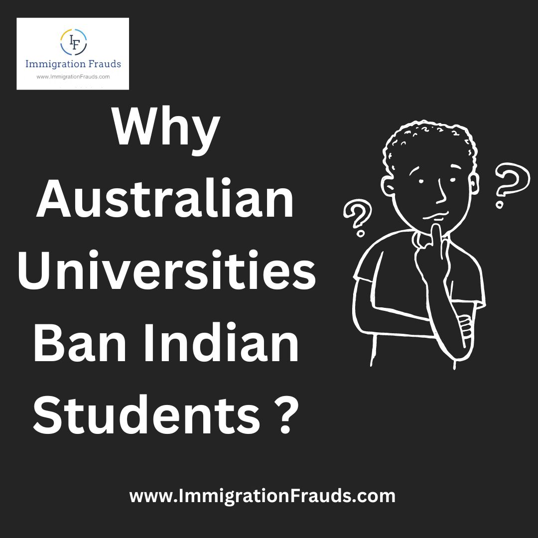 Immifrauds's tweet photo. Australia Universities Ban Indian Students ? Read In Detail:- https://t.co/uqOpSk0ZcX 

#immigrationfrauds #immifrauds #visafrauds #indianstudents #australianews #australiavisa #australiaban #punjab #haryana #gujrat #facebook #visa #studyvisa #news #australia #australiastudyvisa https://t.co/xYjlJVYblf