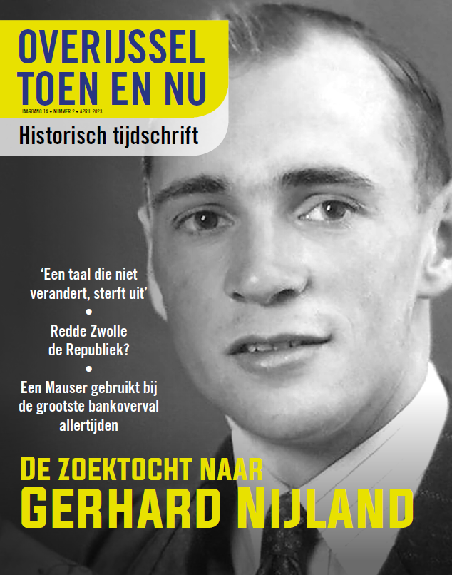 MStadMDorp's tweet photo. Lees het nieuwe Overijssel Toen en Nu Historisch Tijdschrift, april 2023 - Over 'Een taal die niet verandert, sterft uit', een mauser gebruikt bij de grootste bankoverval allertijden en redde Zwolle de republiek? - https://t.co/YRM98OiLEB https://t.co/lUtRnKlf39