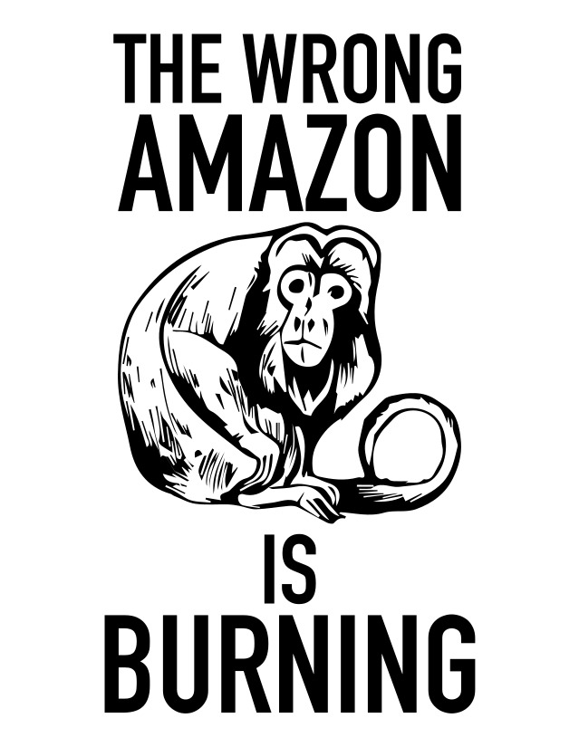 anarchosticky's tweet photo. "The wrong amazon is burning"

Language: English / English

Source: instagram:@laser_bloc

Original: https://t.co/VnYeLMkBGS

Vector: https://t.co/ePfmazV4Gb

Permalink: https://t.co/J1COIi5Oap https://t.co/ViQikUZ38W