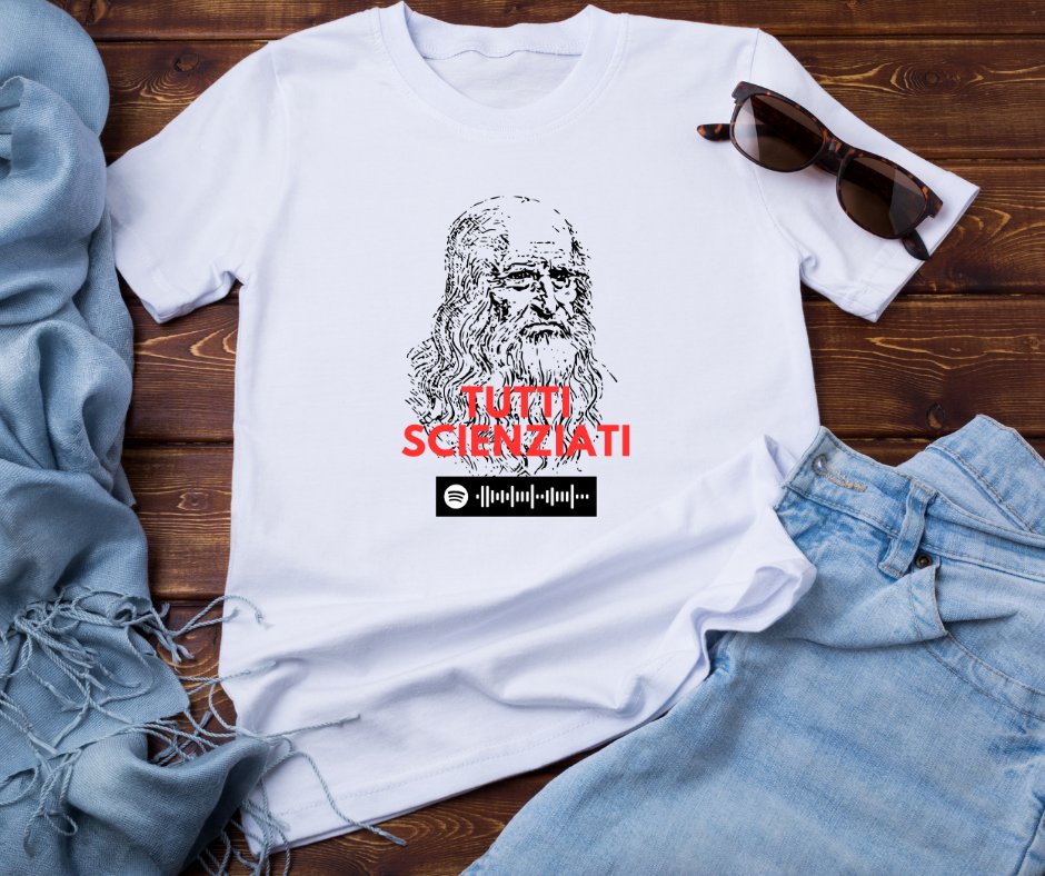 #TuttiScienziati (by #Clementino) #SpotifyCode #TShirt Open Spotify App– Tap Search bar Tap Camera-Scan Code #Customize with #song #sweatshirts, #t-shirts, #Keyring, #tag, #sunshine, #pillow #poster #keyring #bags #canvas #poster #GlassClock #bib #bottle #doormat #mousepad