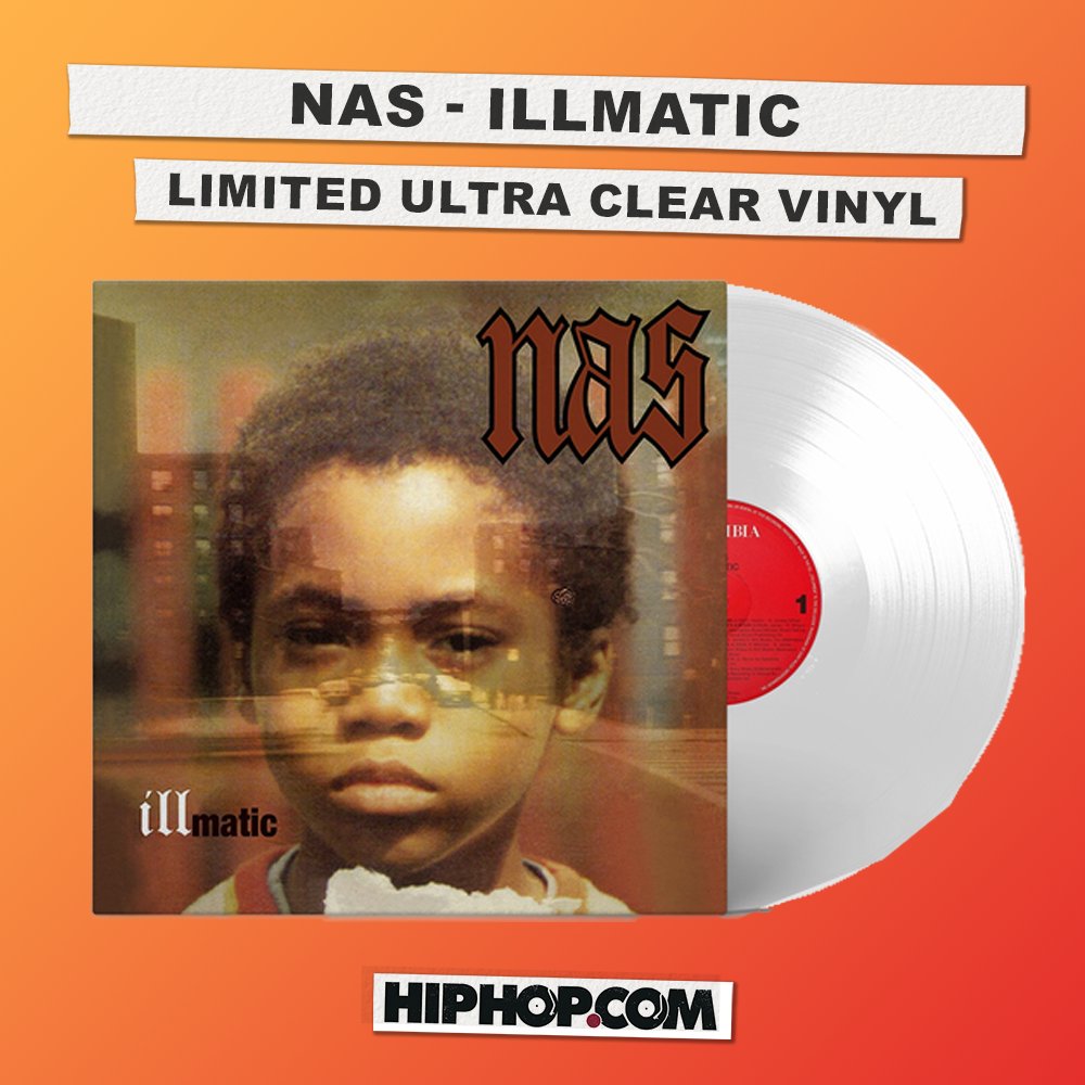 hiphopdotcom's tweet photo. ON THIS DAY... in 1994 Nas dropped his debut album Illmatic

Regarded as one of the greatest and most influential hip hop albums of all time, Illmatic is a must-own for hip-hop heads, now available on the store on limited edition vinyl.

Explore now >> https://t.co/koBYblLdxy https://t.co/X6xDsv3uKM