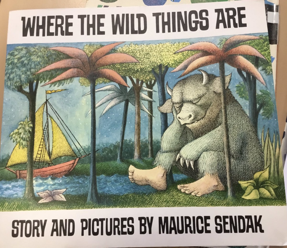 NurseryOPS's tweet photo. Today the children listened to the story ‘Where the Wild Things Are’. The children talked about the amazing illustrations and story. The children then made wild thing collages and drawings! ##opsart #wherethewildthingsare #english #markmaking #modelmaking https://t.co/RtZnclnraP