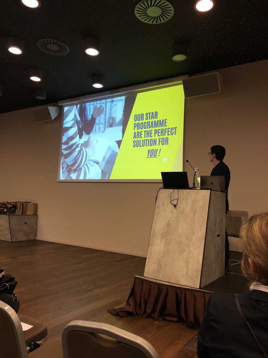 #EPSA_AC23 | @Gabriel_EPSA, Epsa president, is presenting a video from a EPSA partner #ECCRT