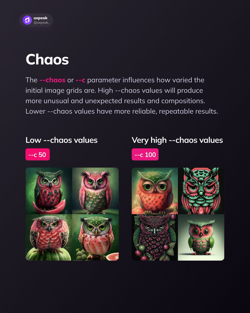 uxpeak_'s tweet photo. #AIgenerated #AIart #AIeffects #AIprocess #AIparameters #AIUX #AIdesign #AIUI #AIDesigner #uxdesign #uidesign #digitaldesign #webdesign #designinspiration #designcommunity #designers #designlife #graphicdesign #MidJourneyTutorial #MidJourneyEffects https://t.co/sOFcPcrbey