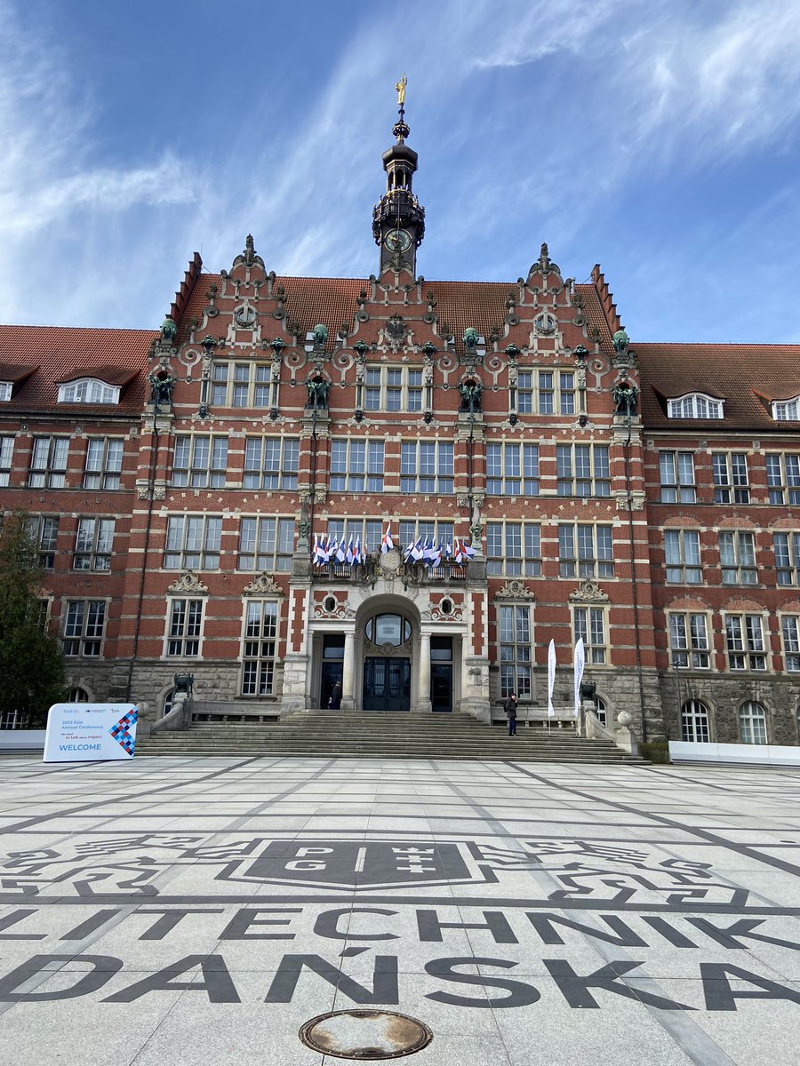 JosepMGarrell's tweet photo. Already in Gdanks!
Three exciting days ahead: “We need to talk about (#university) #impact!”
@euatweets
#EUA2023AnnualConf https://t.co/9DvFBH6rie
