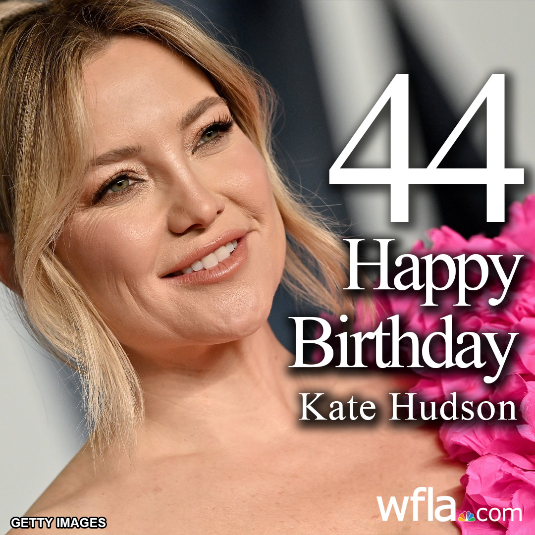HAPPY BIRTHDAY! Award-winning actress Kate Hudson is celebrating her 44th birthday today!  