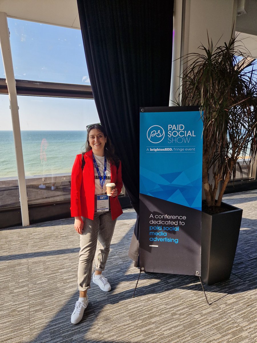 MsAndreaCM's tweet photo. At @brightonseo for the paid social fringe event today, ready to learn and network 🤓 https://t.co/CJmbzr4mjF