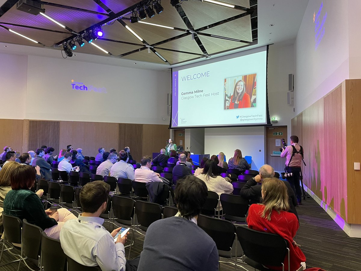 We’re excited to kick off #GlasgowTechFest with our host <a href="/gemmamilne/">Gemma Milne</a>!