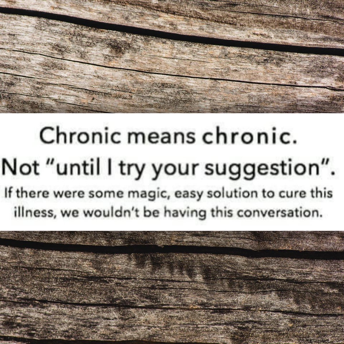 OSufferer's tweet photo. Amen to that! 🙌💜
#chronicillness https://t.co/hFev05KP5R