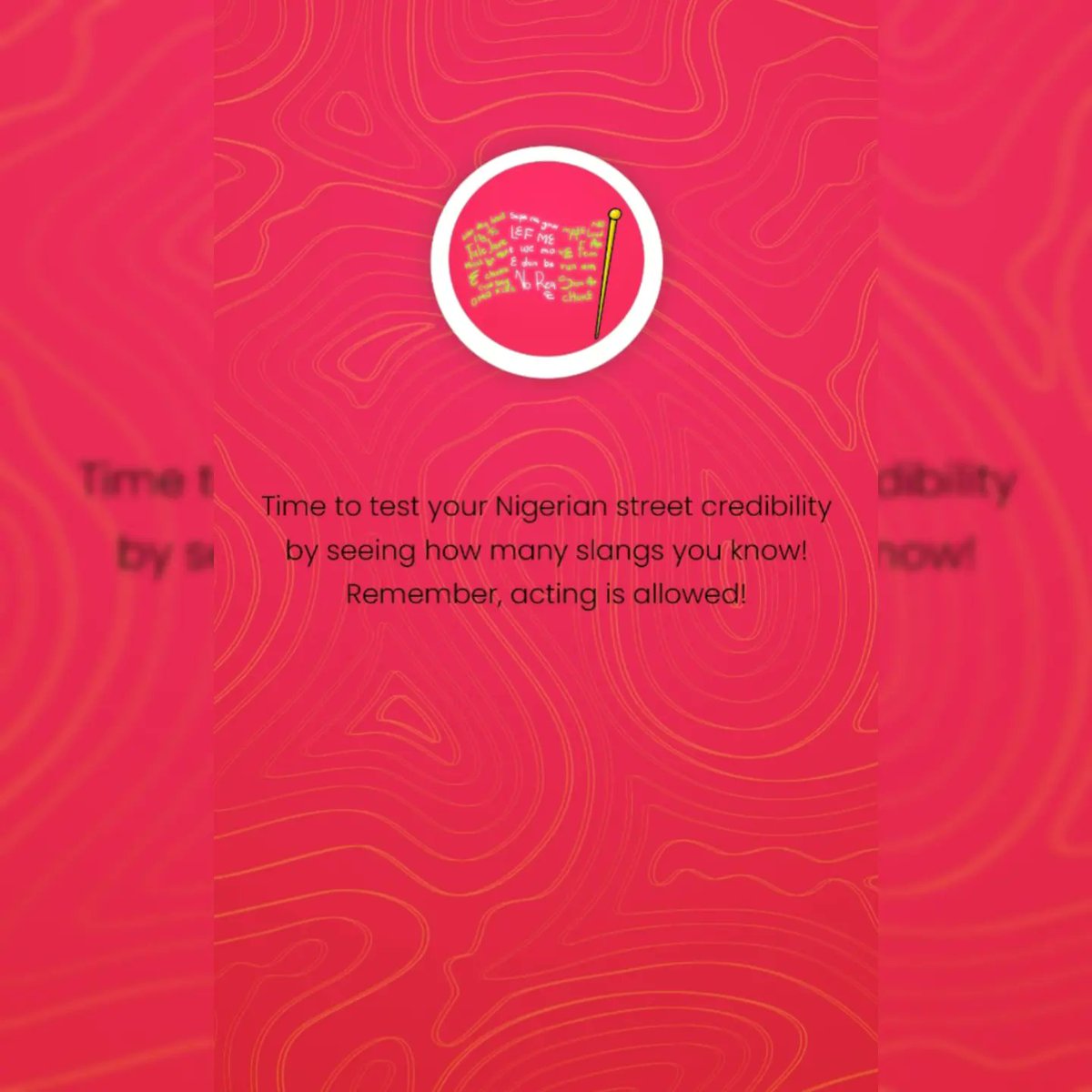 ForYourHeadApp's tweet photo. How Nigerian are you? On a scale of 1-10.
Rep your status! Download the For Your Head app on Google playstore and IOS app store and have fun with your friends.
#foryourhead #bondingwithfamily #bondingwithfriends #foryourheadapp #housepartygames #turnuplagos #turnupabuja https://t.co/ijJLMT07NS