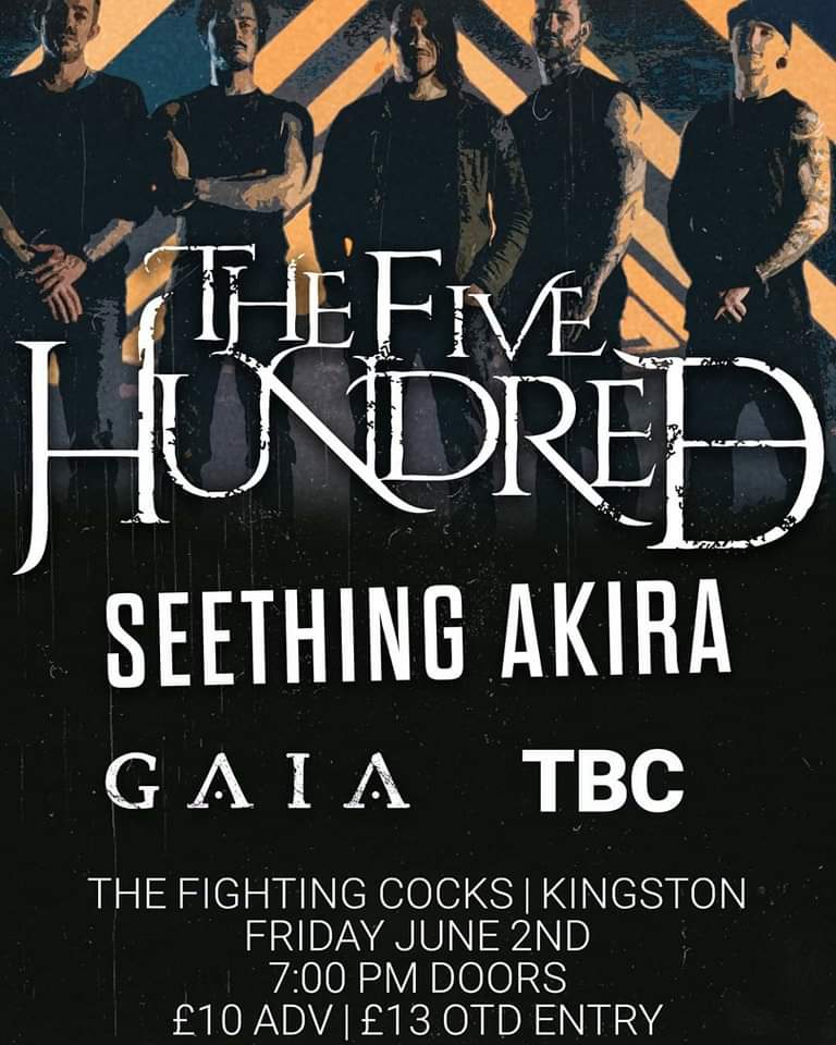 SEETHINGAKIRA's tweet photo. Hello London friends! We've missed your faces!
Friday June 2nd we're playing alongside #Gaia and supporting @thefivehundred_ at the #FightingCocks, #Kingston
Bring your beautiful faces cos it's going to be an amazing night xx
Get chor tickets here ๐๐๐
https://t.co/gPp0pg60J5 https://t.co/wwbArCTxX5