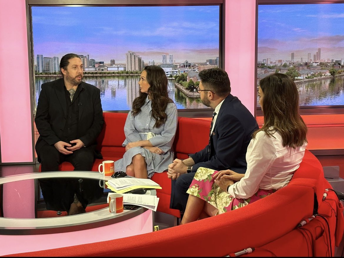 officialsammyuk's tweet photo. Me and Neil spoke on @BBCBreakfast this morning about my new documentary. 

OUT OF THE SHADOWS: BORN FROM RAPE. 

Out now on BBC iPlayer. https://t.co/71yP3tPGU5