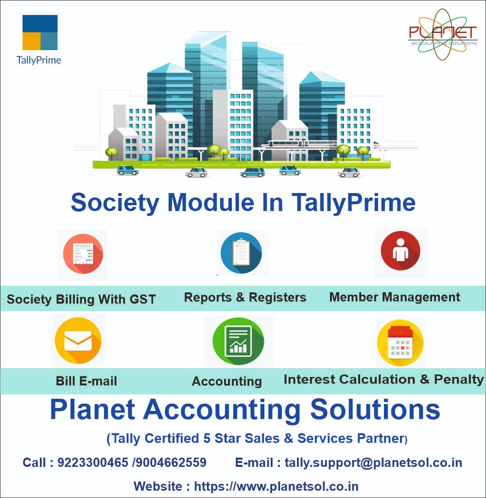 Society Module In TallyPrime
#tally #tallyprime #societymoduleintally #automatedbilling #societyregister #reports #costeffective #accountsmanagement#updateddetails #planetaccountingsolutions