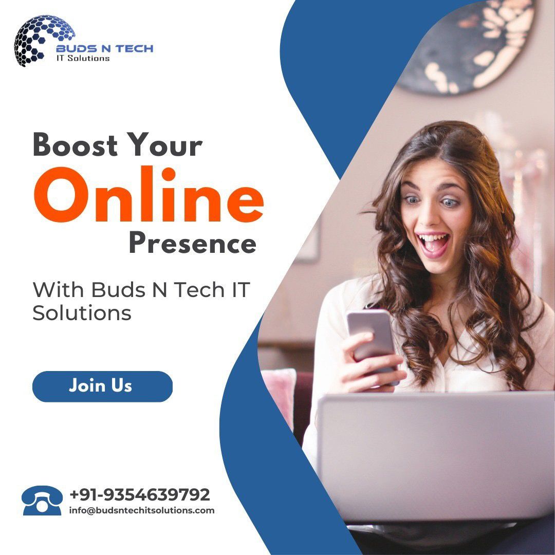 budsntech's tweet photo. Boost Your Online Presence with BUDSNTECH IT SOLUTIONS.
.
.
Contact No. +91-9354639792
Landline No. 0120-4333041
.
.
#digitalmarketing #budsntechitsolutions #websitedevelopment #chatgpt #searchengineoptimization #socialmediamarketing #growbusiness
#traditionalmarketing #branding https://t.co/rlcCd0hggG
