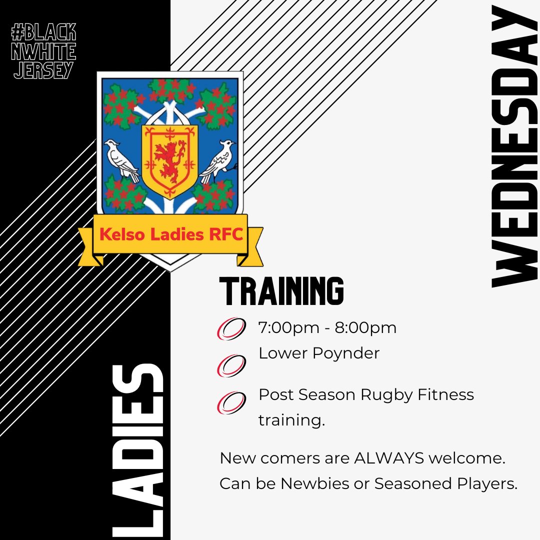 Training is ON tonight Ladies.  You know the drill... #letsgo #rugbyfamily #asone #rugbyforall #rugbyforeveryone #BlacknWhiteJersey