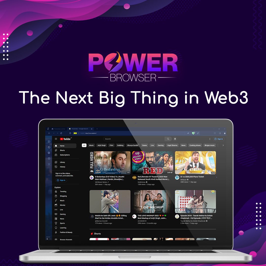 PowerBrowser's tweet photo. ๐๐ป Ready to embrace the future of the internet? ๐ซ๐ Ditch Google Chrome and switch to a Power browser.
๐ฅ Join the movement towards a more democratic online ecosystem๐
๐ https://t.co/LZAUQrsNbc
#blockchain #web3 #BrowseWithPower https://t.co/hLVYt77ENc