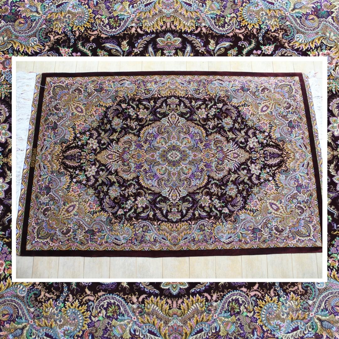 Fall in love with the luxurious feel and exquisite designs of our Qom silk carpets, the perfect statement piece for any room. Immerse yourself in the beauty of Persian artistry with our stunning collection. #QomSilkCarpets #PersianCarpets #LuxuryLiving #Artistry #Qatar